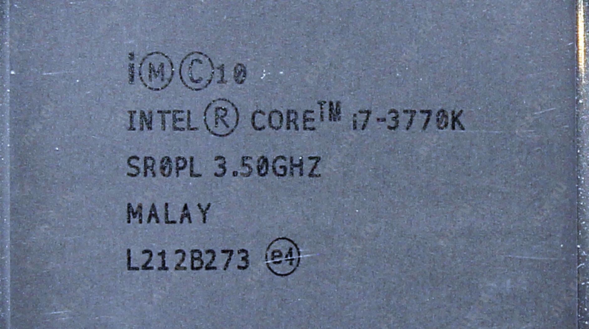 Процессор INTEL Core i7-3770K Processor - купить, сравнить тесты, цены
