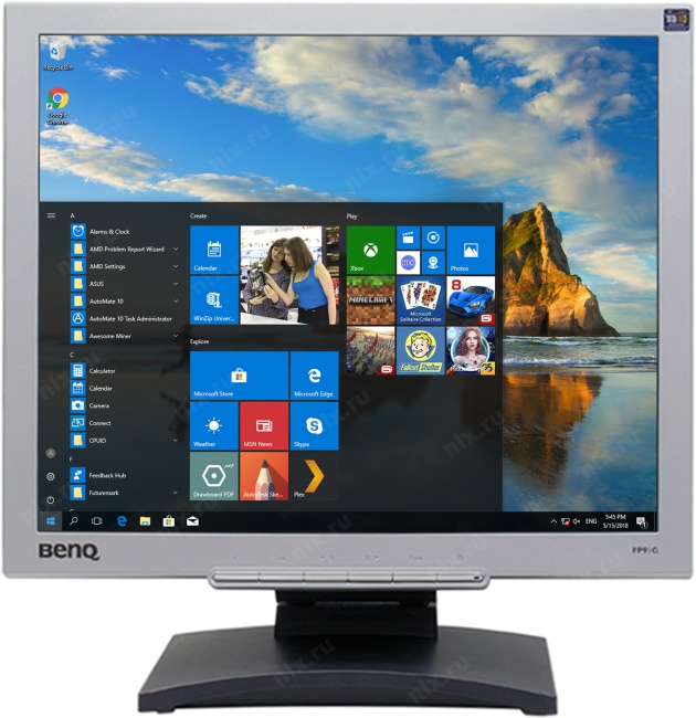 драйвера для монитора benq fp91g x