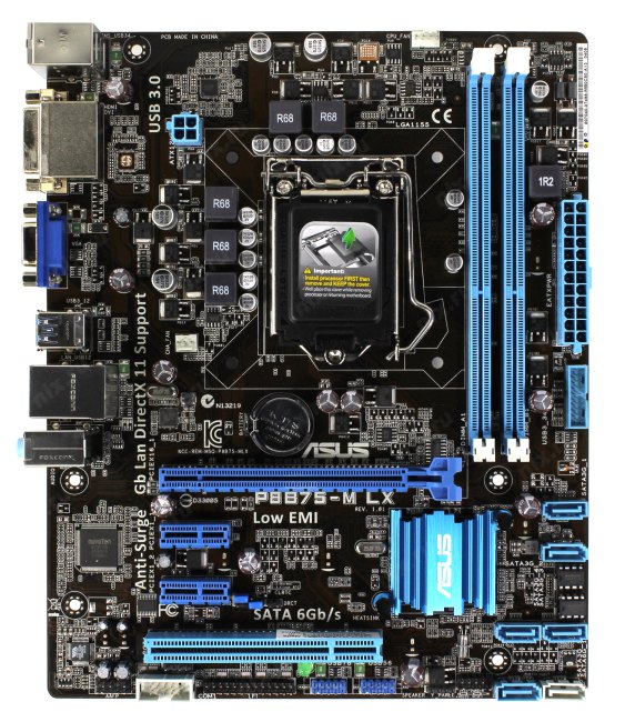 Материнская плата ASUS P8B75-M LX - купить, цена, характеристики, отзывы