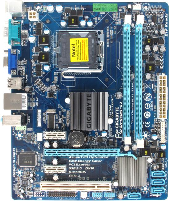 Gigabyte ga g41mt s2p manual