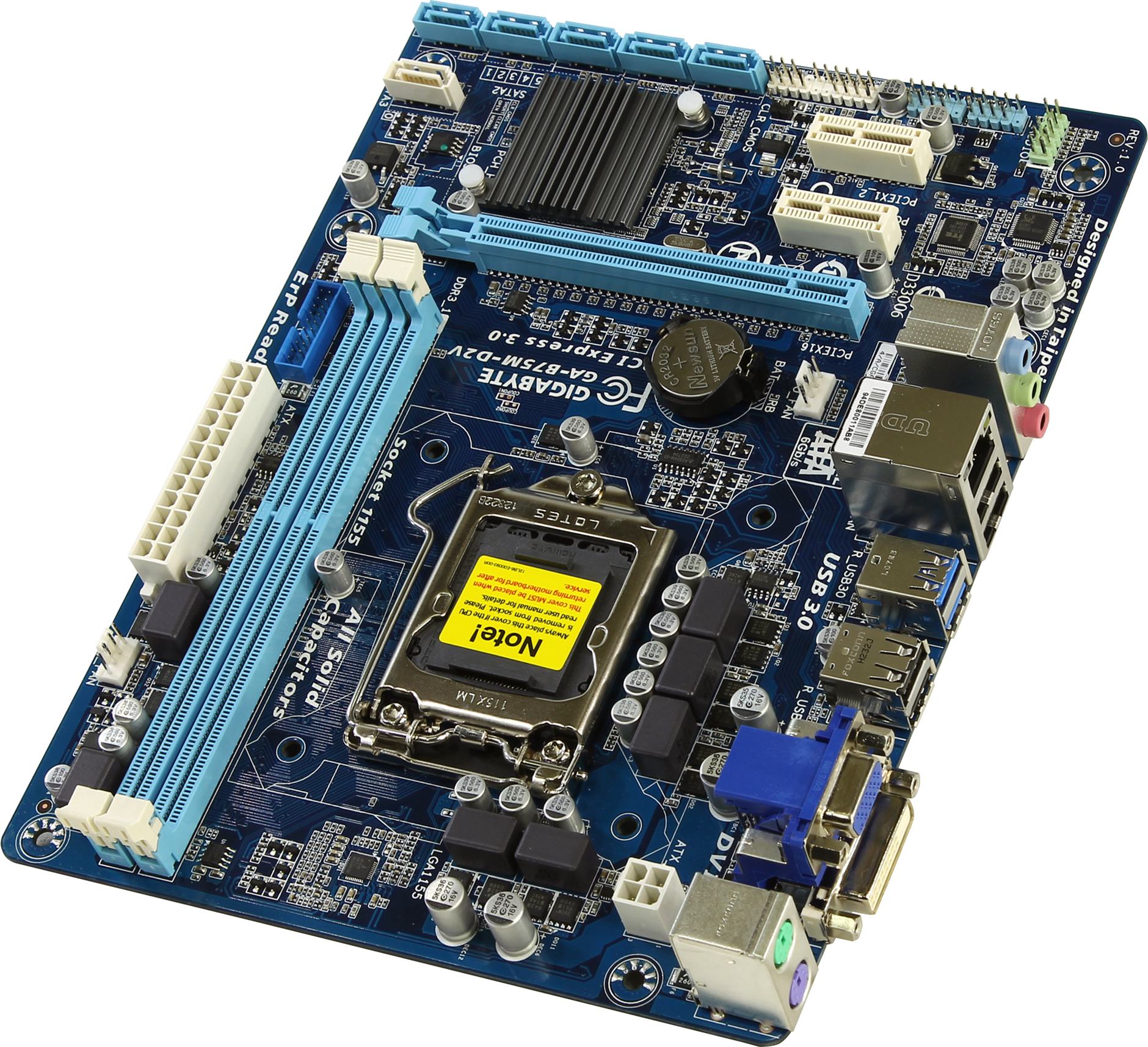 GIGABYTE マザーボード Intel B75 LGA1155 Micro ATX GA-B75M-D3H/A