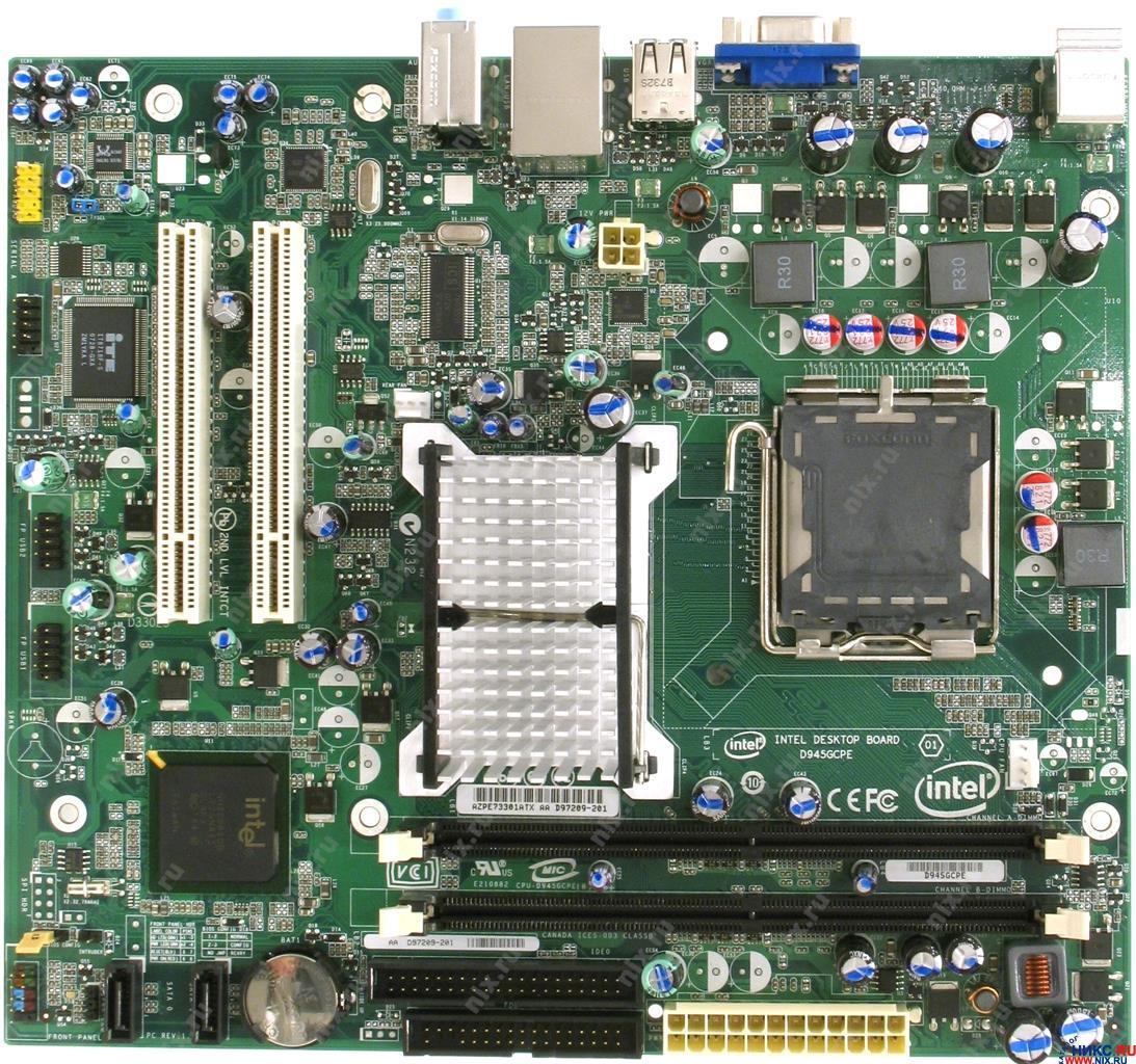 драйвера intel desktop board d945gcpe