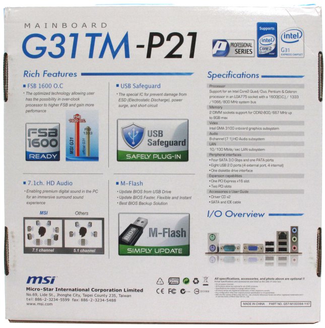 Msi G31tm-P35 (Ms-7529 Driver Msi G31tm-P35 (Ms-7529 Driver