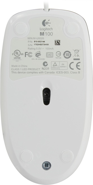 Мышь Logitech M100 Драйвер Мышь Logitech M100 Драйвер