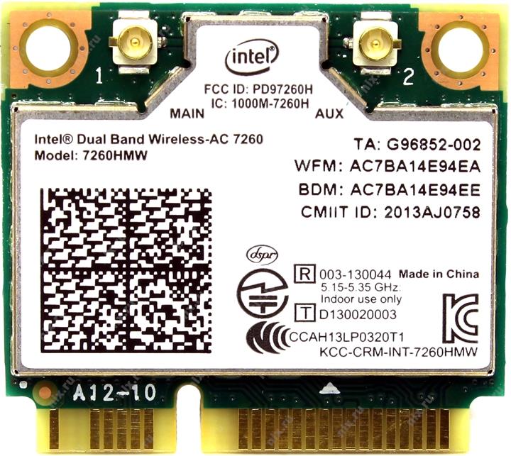 Intel R Wireless N 7260   Windows 7