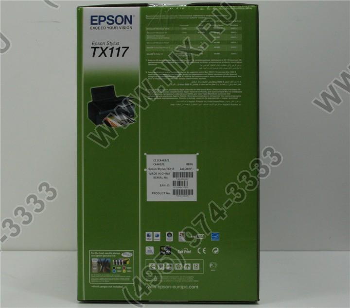    Epson Stylus Tx117  Windows 7 -  11