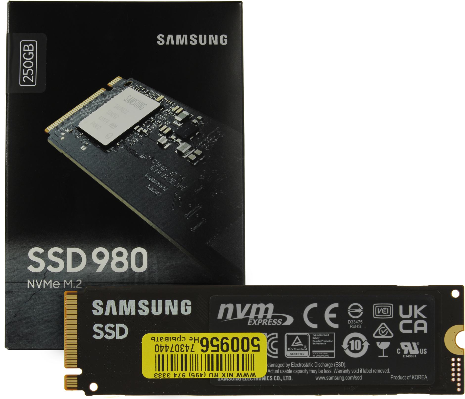 Ssd Samsung 980 250gb Mz V8v250bw