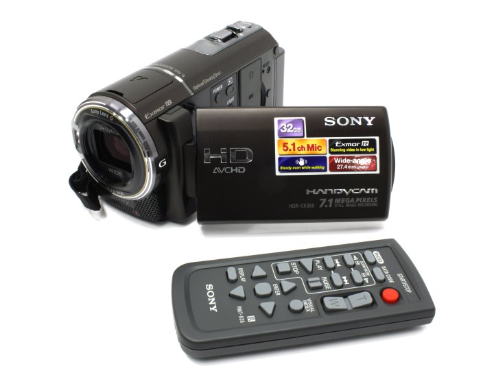  Sony Hdr-cx360e    -  2