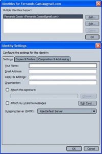 Mozilla Identity Settings