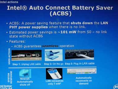 Auto Connect Battery Saver (ACBS)