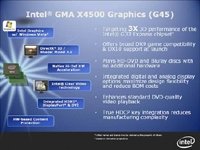 Intel    G45   ,    X4500 