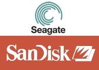 Seagate     SanDisk