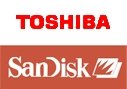 Toshiba  Sandisk    