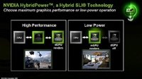 NVIDIA   Hybrid SLI:   GeForce Boost  HybridPower