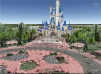  Google Earth  3D-   Walt Disney (   Google)