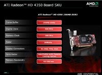  ATI Radeon HD 4550  ATI Radeon HD 4350 