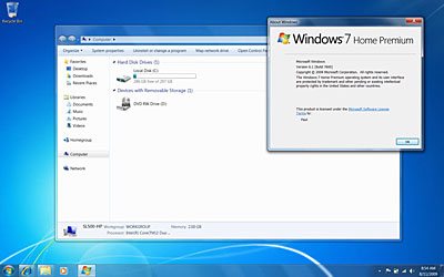  Windows 7 Home Premium Edition