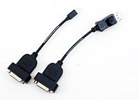        DisplayPort  mini-DisplayPort  DVI