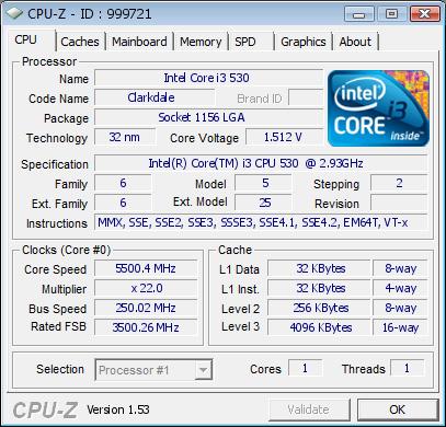 Core i3 530   5.5