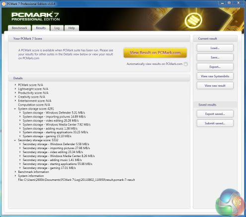 pcmark07results