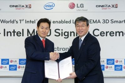 LG and Intel Sign Strategic Alliance for WiDi
