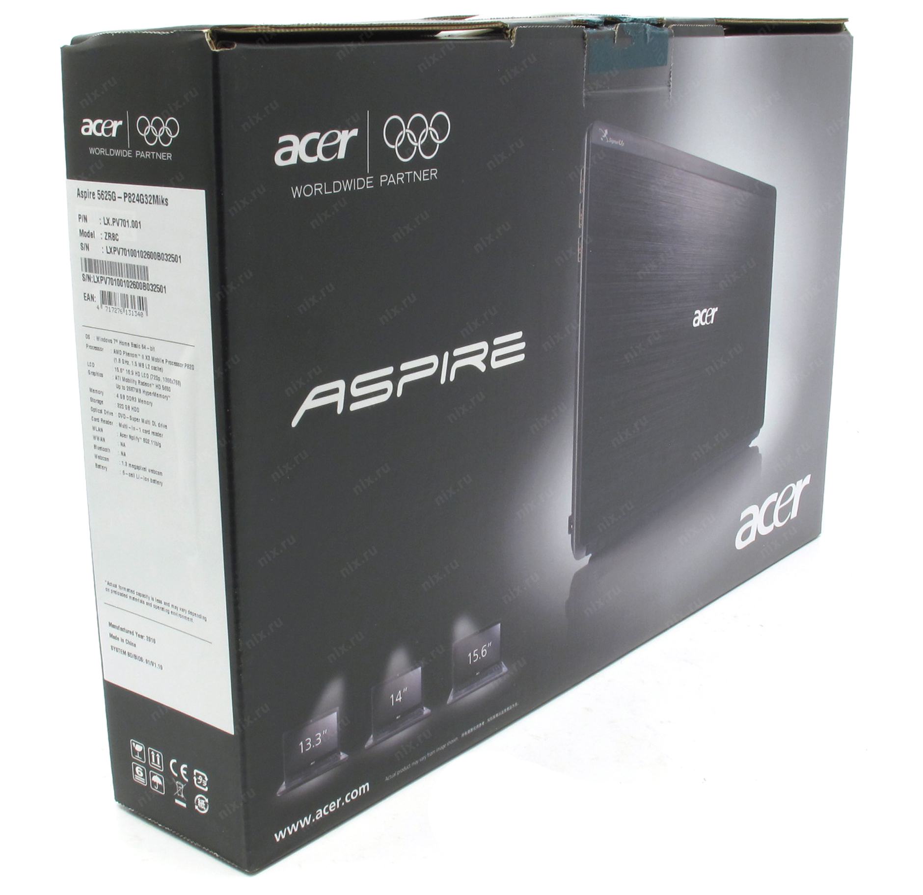 Ноутбук Acer Aspire 5625g-p824g32miks.