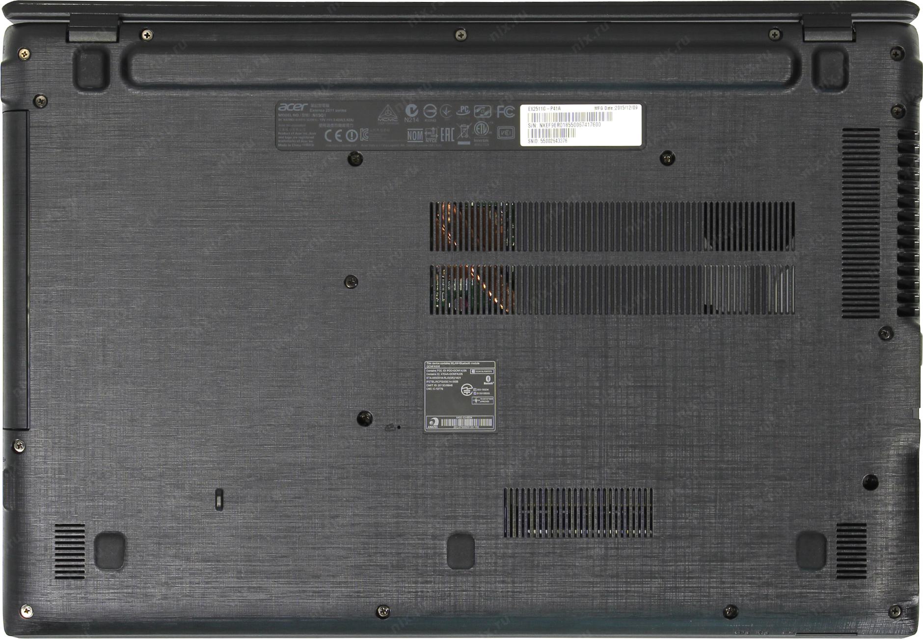 Асер ex2511g 323a как снять аккумулятор Ноутбук Acer Extensa 15 EX 2511G-P41A - купить в городе КРАСНОГОРСК