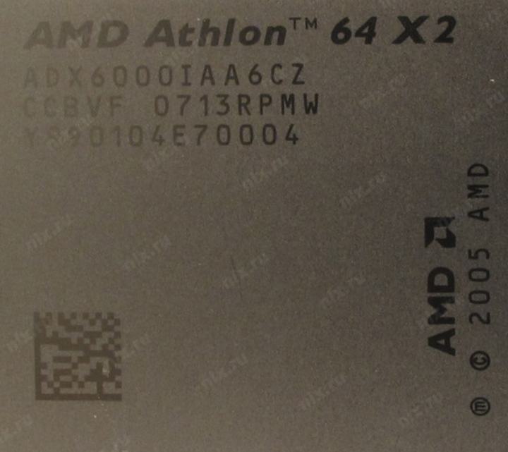 Разгон процессора amd athlon 64 x2 6000