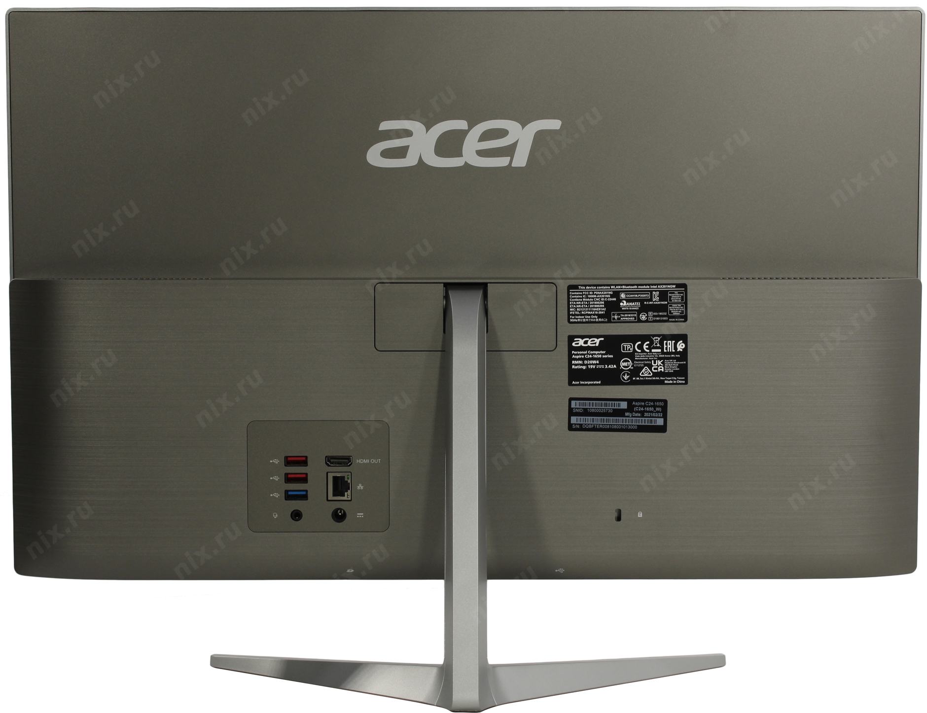 C 24. Acer Aspire c24-1650. Моноблок Acer Aspire c24-1650, 23.8