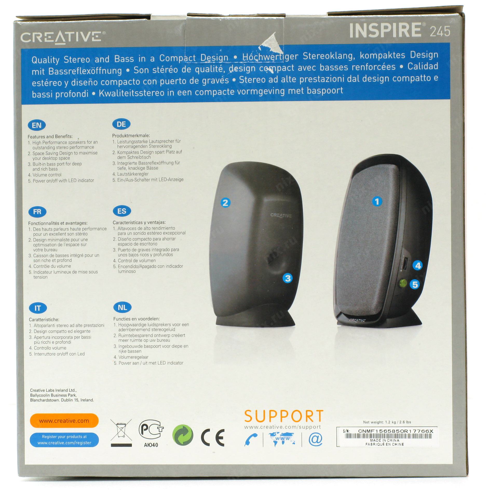 creative 245 speaker price
