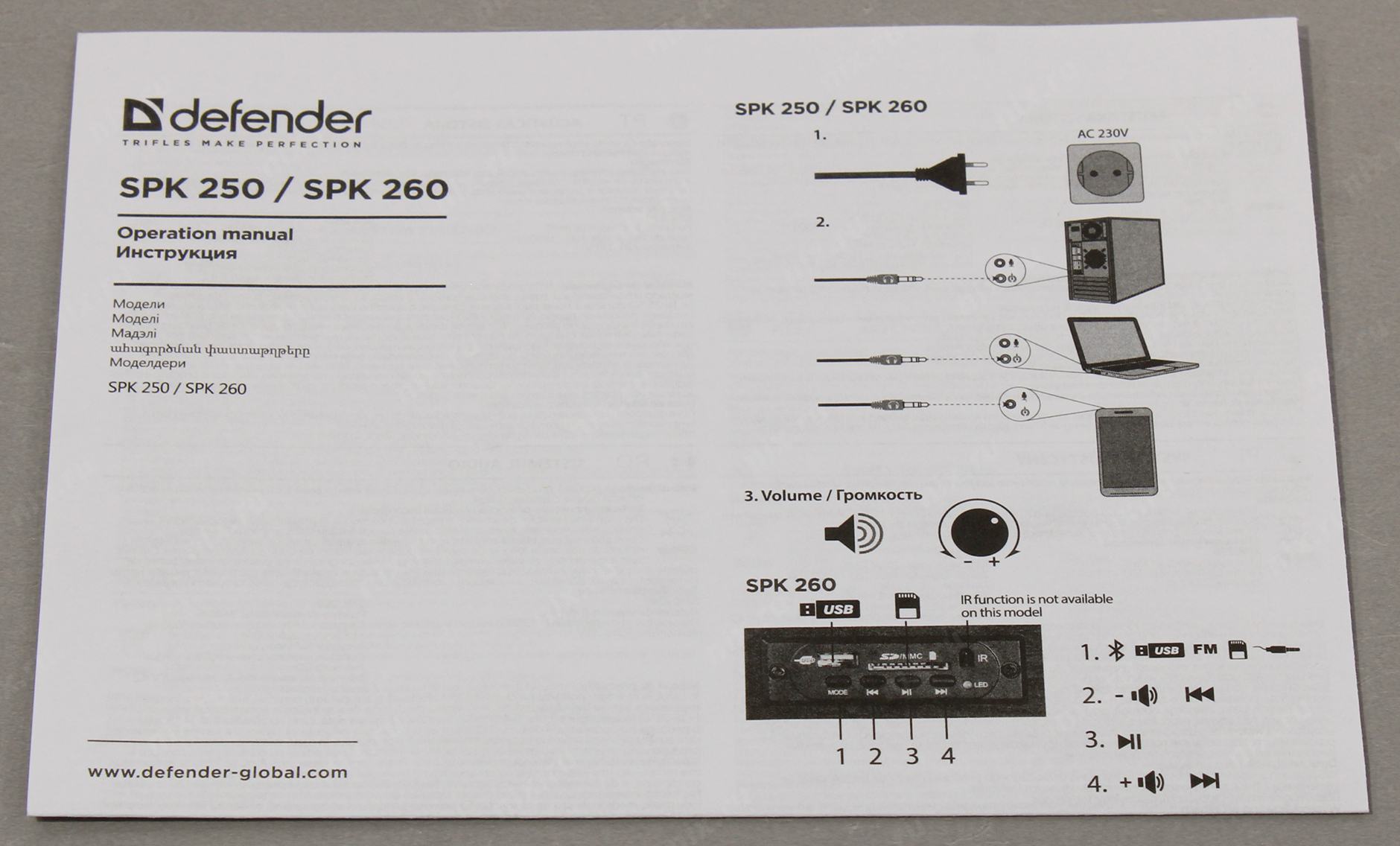 Defender spk 720 схема