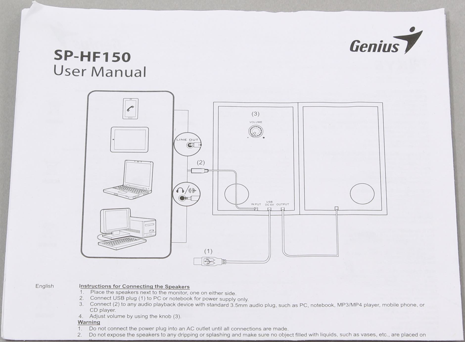 Genius sp m150 схема