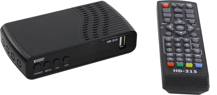 Проигрыватель Сигнал Эфир HD-215 (Full HD A/V Player, HDMI, RCA,2xUSB2.0, DVB-T/DVB-T2/DVB-C, ПДУ)