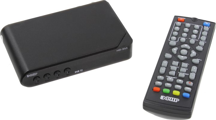 Проигрыватель Сигнал Эфир HD-555 (Full HD A/V Player, HDMI, RCA, USB2.0, DVB-T/DVB-T2, ПДУ)