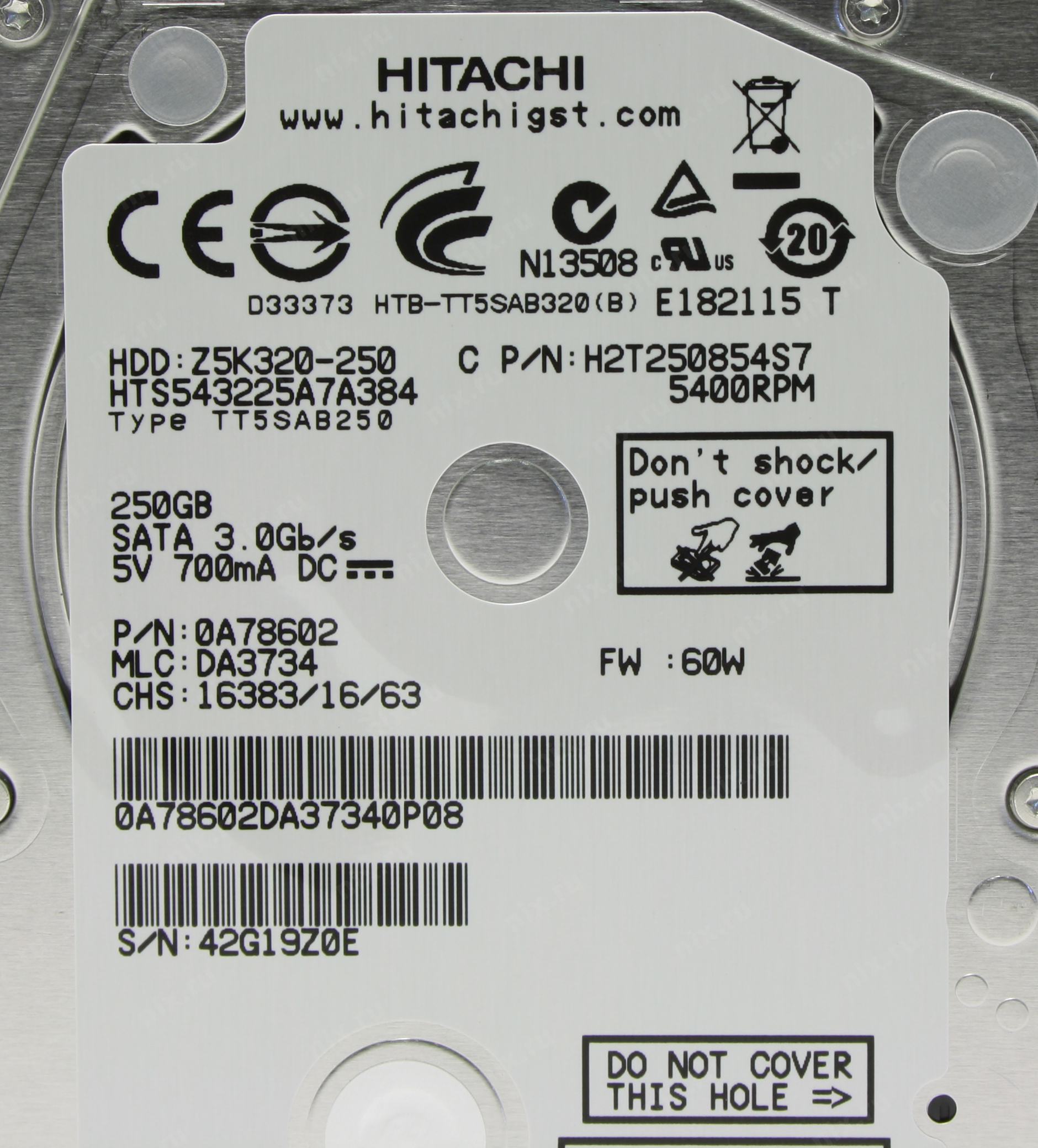 Zhestkij Disk Hitachi Travelstar Z5k320 250 Gb Hts543225a7a384 250 Gb Sata Kupit Cena I Harakteristiki Otzyvy