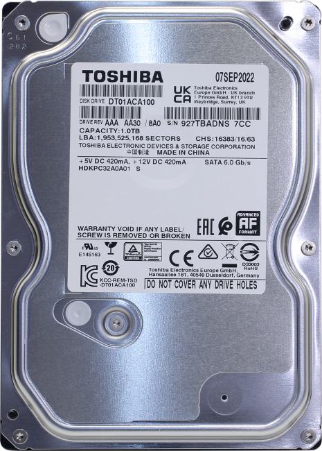 Toshiba Dt01aca100 Драйвер