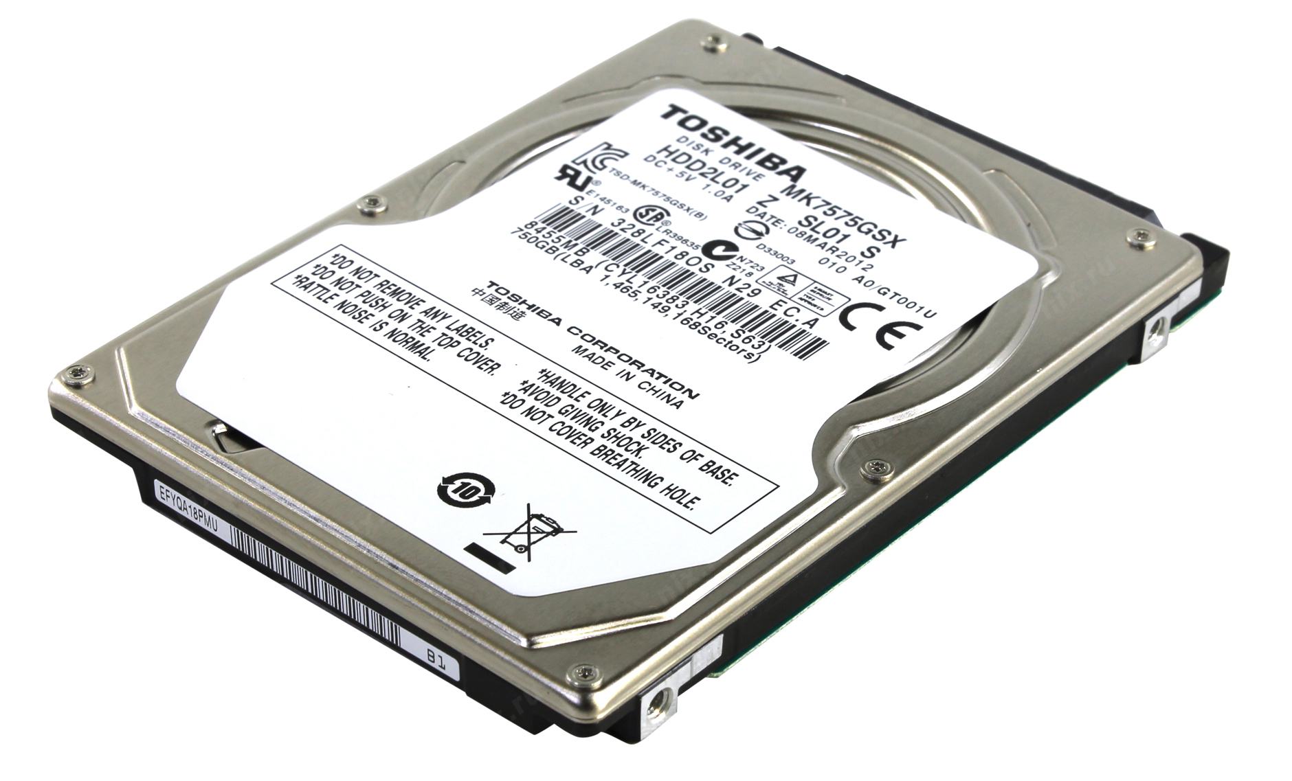 Zhestkij Disk Toshiba 750 Gb Mk7575gsx 750 Gb Sata Kupit Cena I Harakteristiki Otzyvy