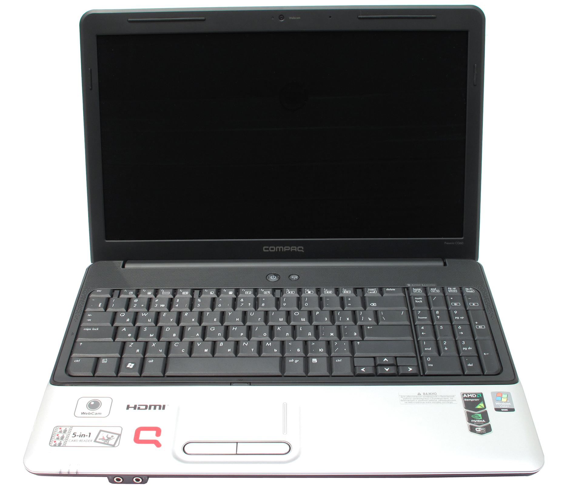 Купить Ноутбук Compaq Presario Cq60