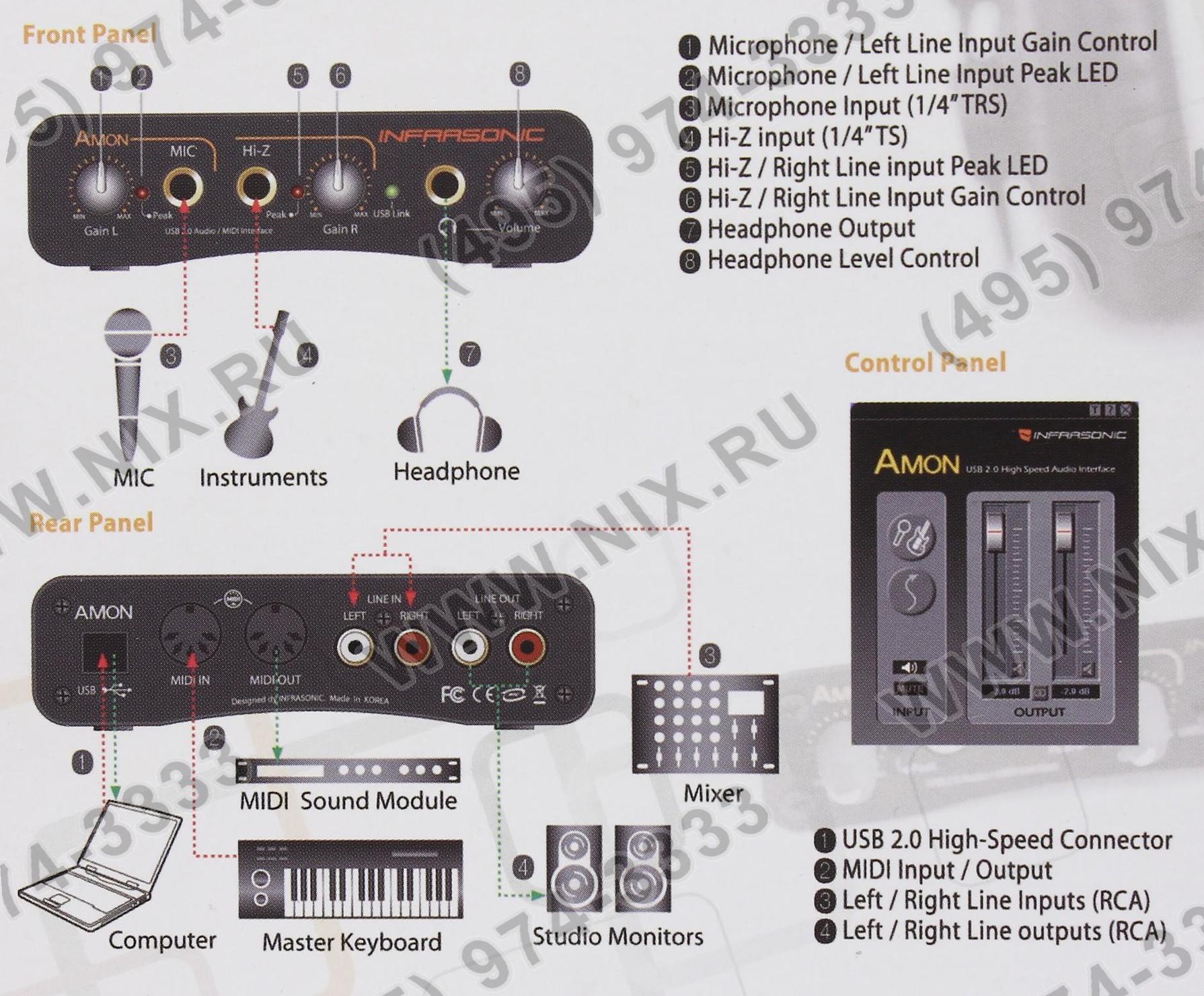 Звуковая карта amon infrasonic