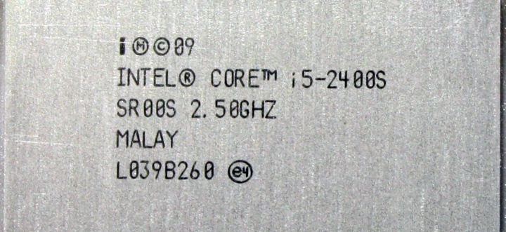 Intel I5 2400 Benchmark