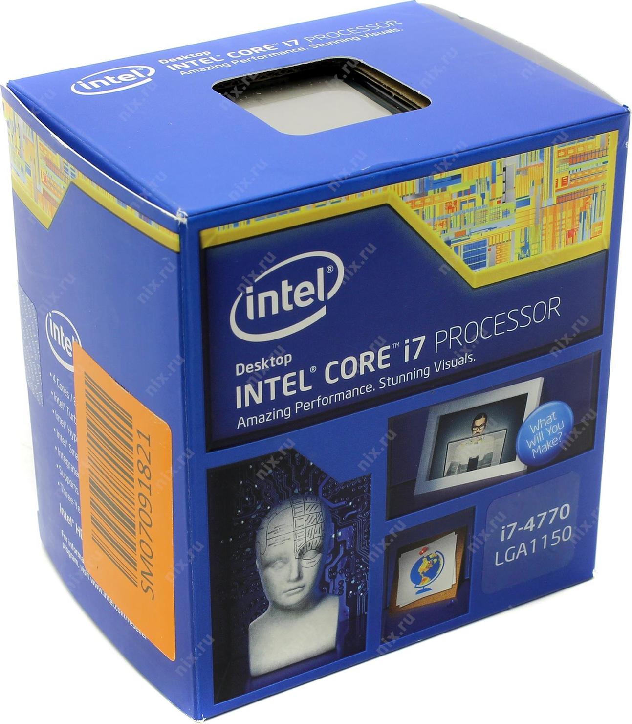 Процессор intel core i5 4430. I7 4770 box. intel core i5-4430 характеристики.