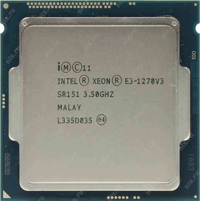 Сравнение процессоров intel xeon e3 1270 и intel core i7 3770k