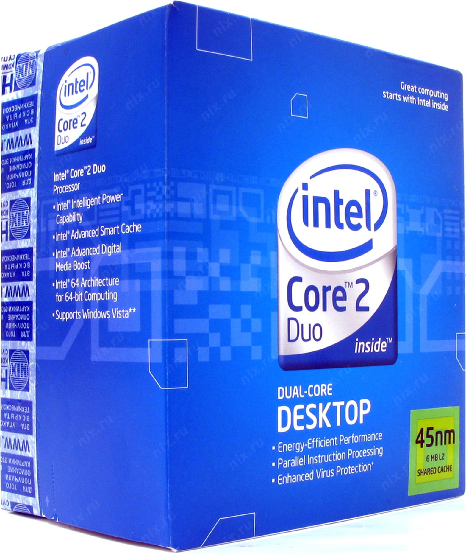 Intel core 2 duo e8500. Intel Core 2 Duo e8500 Box. Core 2 Duo Box. Core2duo e8500 Chip. Intel Core 2 Duo e8500 характеристики.