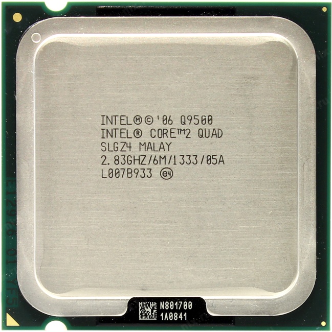 Intel core 2 quad q9500 обзор