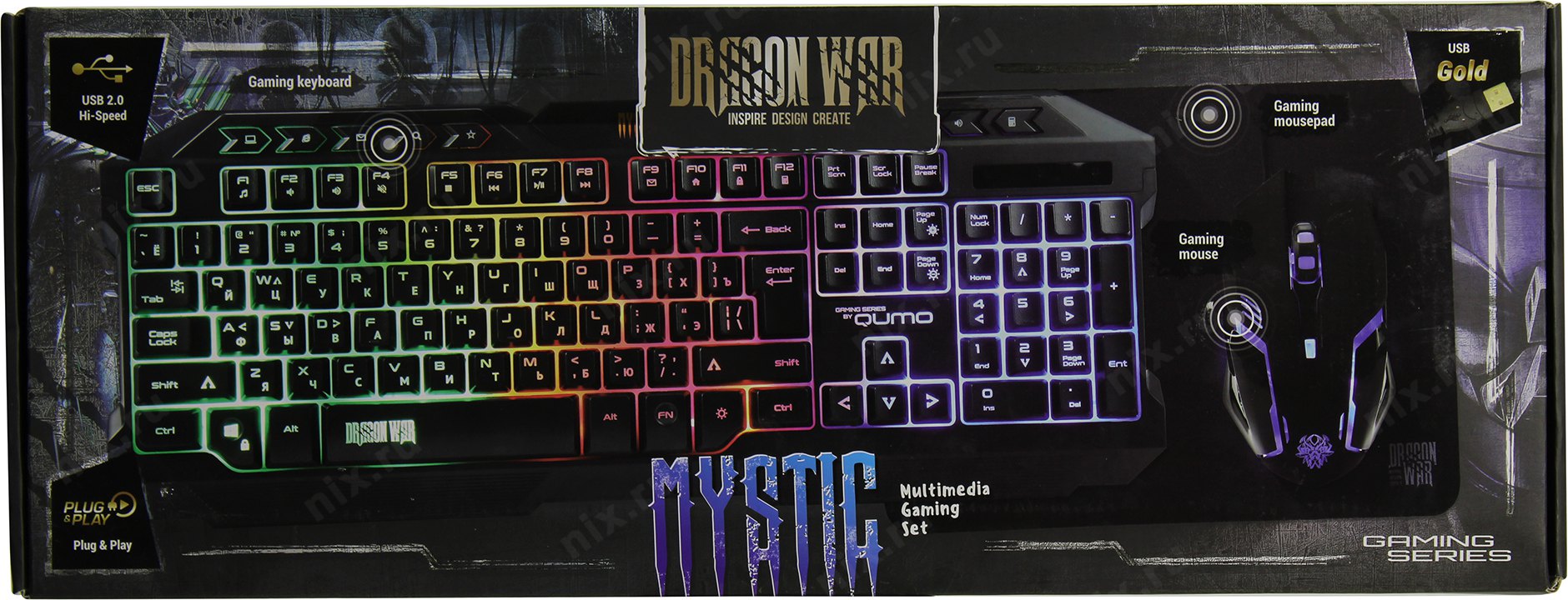 Komplekt Klaviatura I Mysh Qumo Mystic K58 M76 Kupit Cena I Harakteristiki Otzyvy