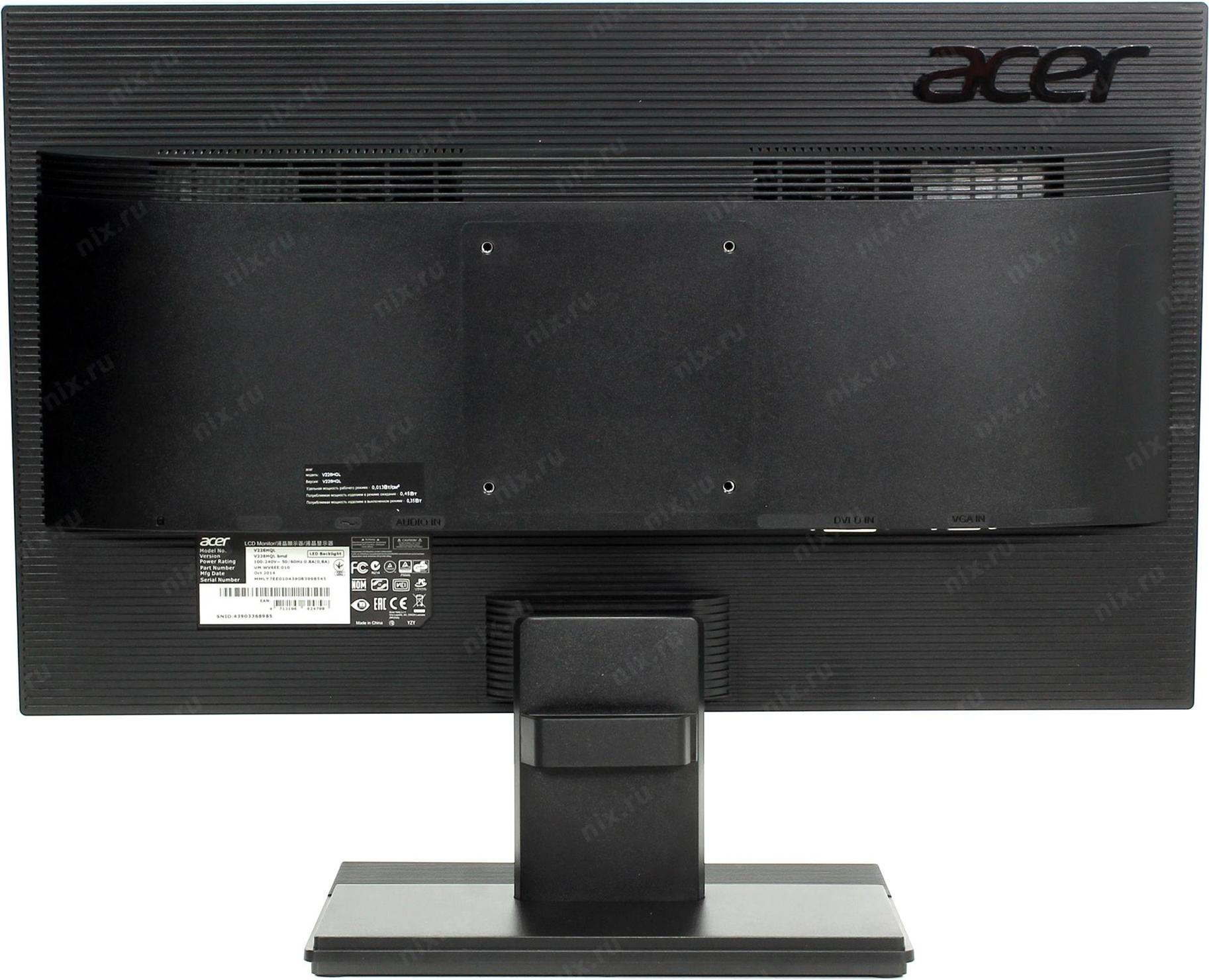 Zhk Monitor 21 5 Acer V226hql Bmd Kupit Cena I Harakteristiki Otzyvy