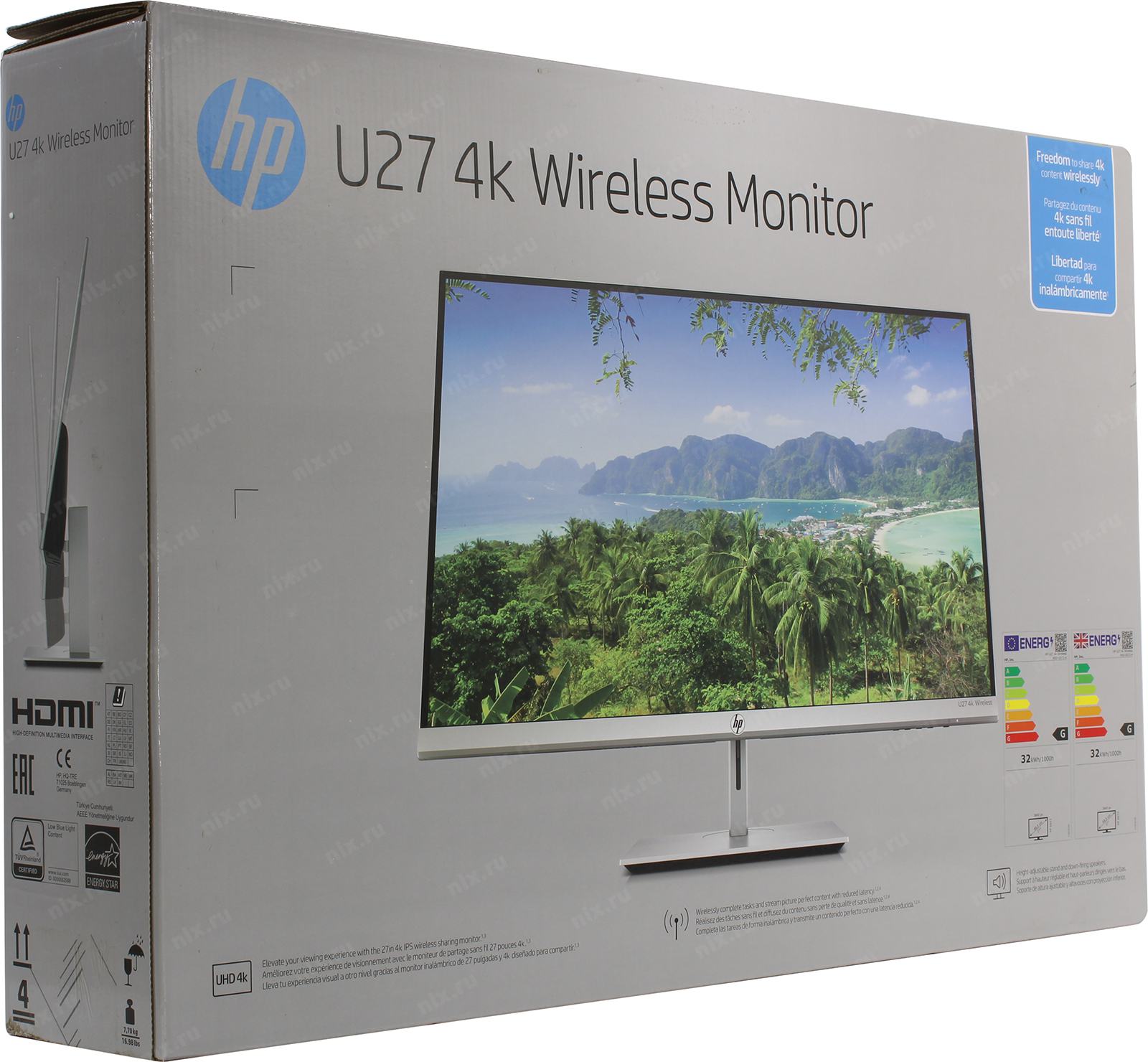 Монитор Hp U27 4k Wireless 9tq13aa Купить