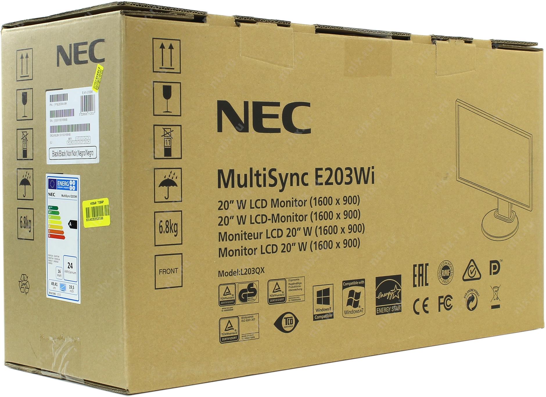 Lcd 1600. Монитор NEC MULTISYNC e203wi. NEC e221n. Wi 203. NEC e74e 575с2 что это.