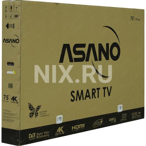 Телевизор asano отзывы. Телевизор Asano 75lu9012s.