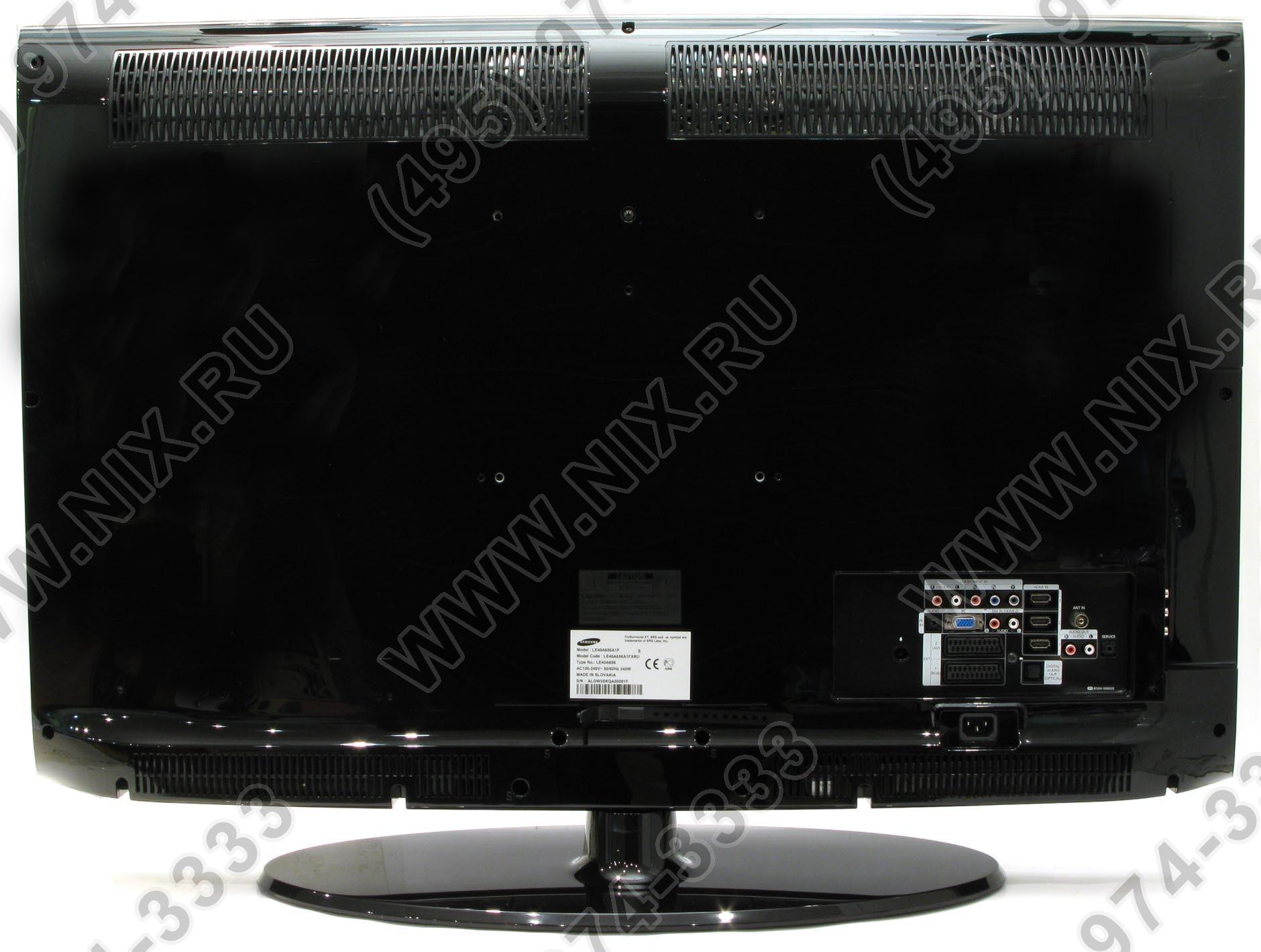 Le 40a556p5f. ЖК-телевизор Samsung le-40a656a1f.